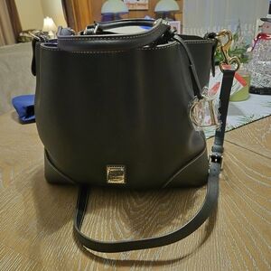 Dooney & Bourke Black Leather Shoulder Bag